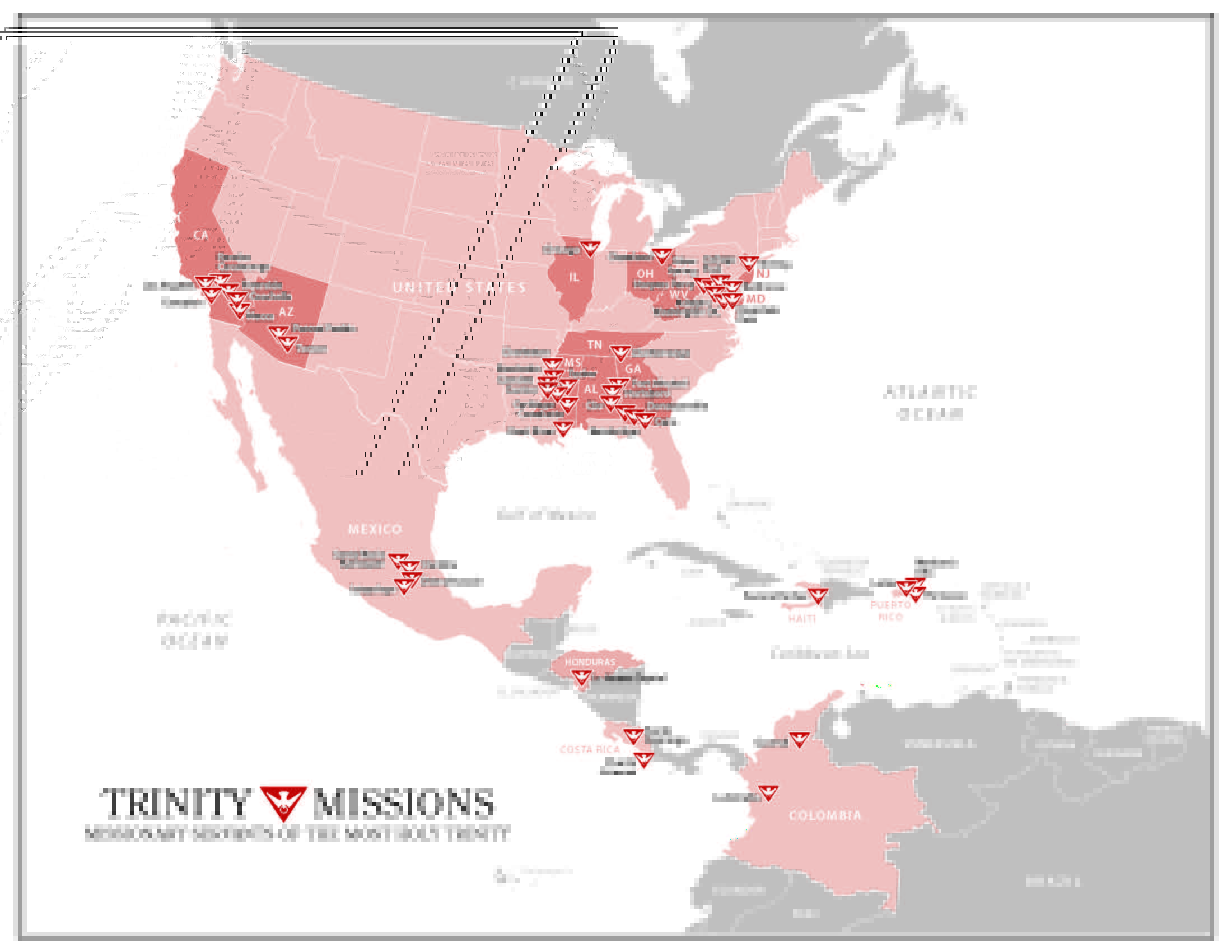 Where we serve… Trinity Missions