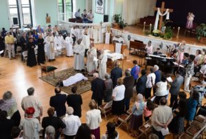 Ordination to the Diaconate of Br. Gustavo Amell, S.T. Presided by Bishop Joseph Perry, at St. James Catholic Church, Chicago. June 10, 2018. Photography by John H. White